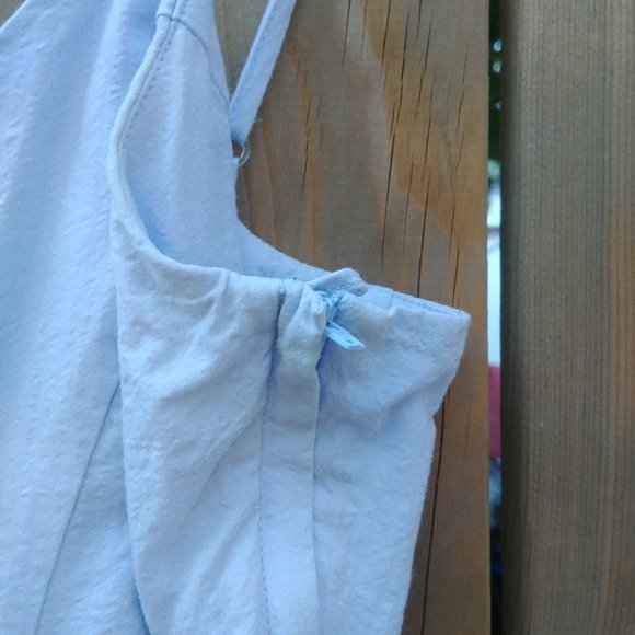 CLEARANCE XS H&M Sky Blue Dress with Circle Skirt - Picture 5 of 6